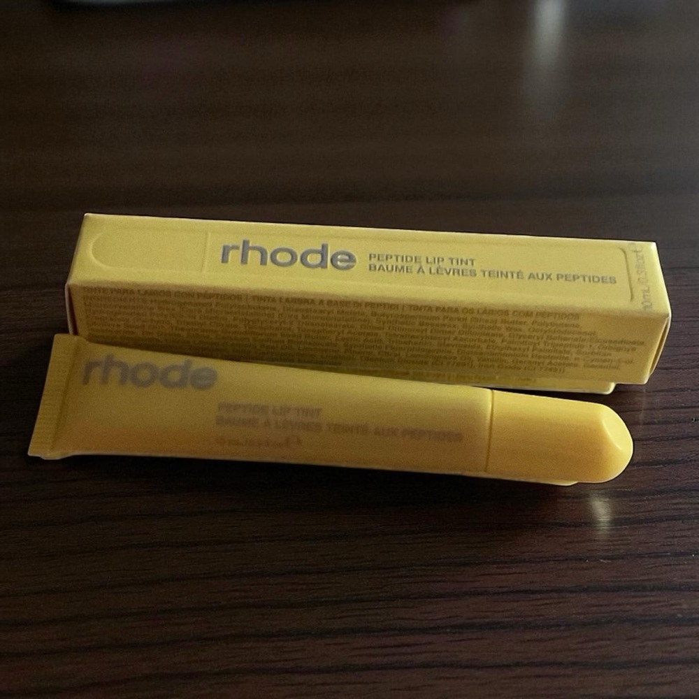 Authentic RHODE Peptide Lip Tint in Lemontini 🍋